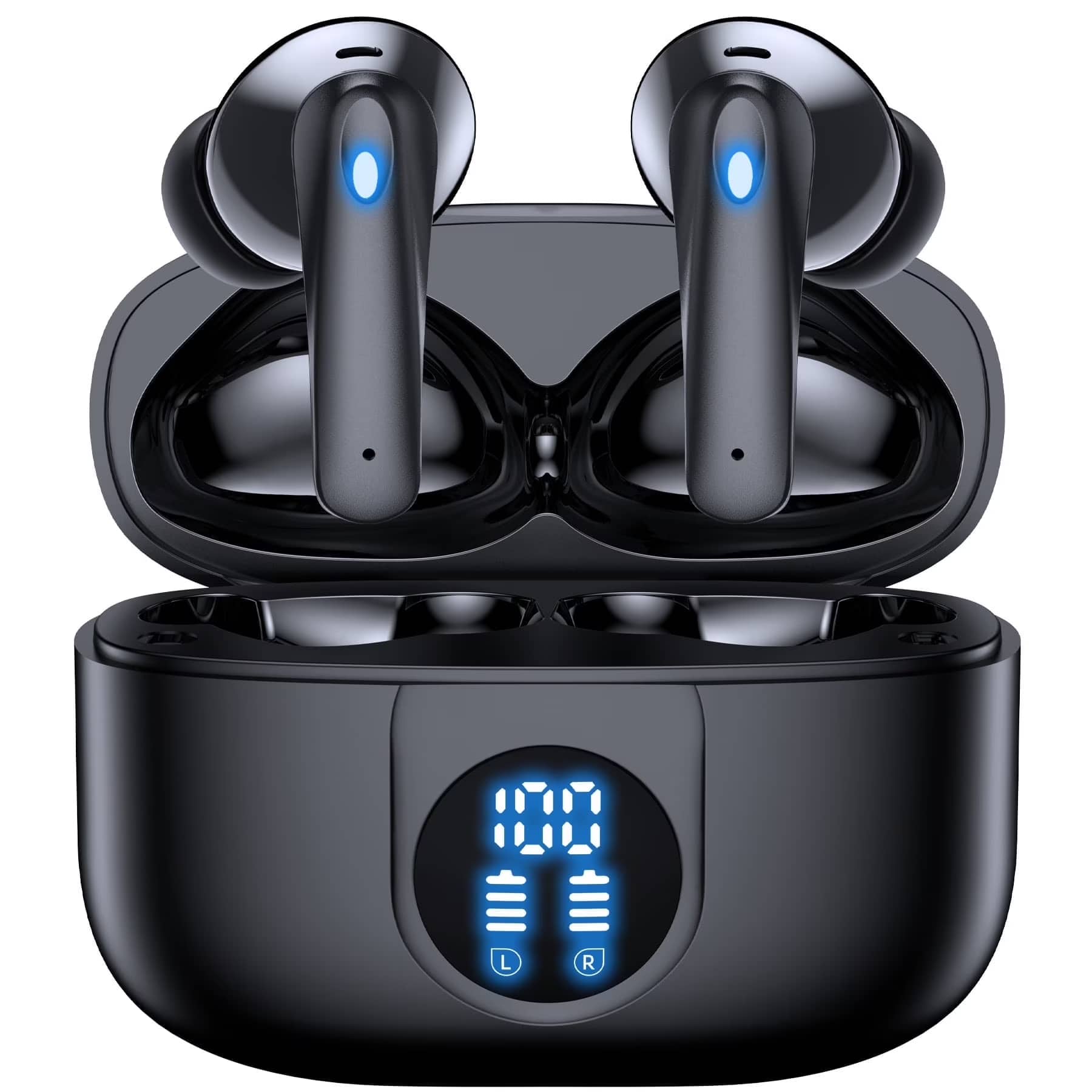 VEAT00L - P91 Wireless Earbuds,IP7 Waterproof in-Ear Earphones for Android iOS