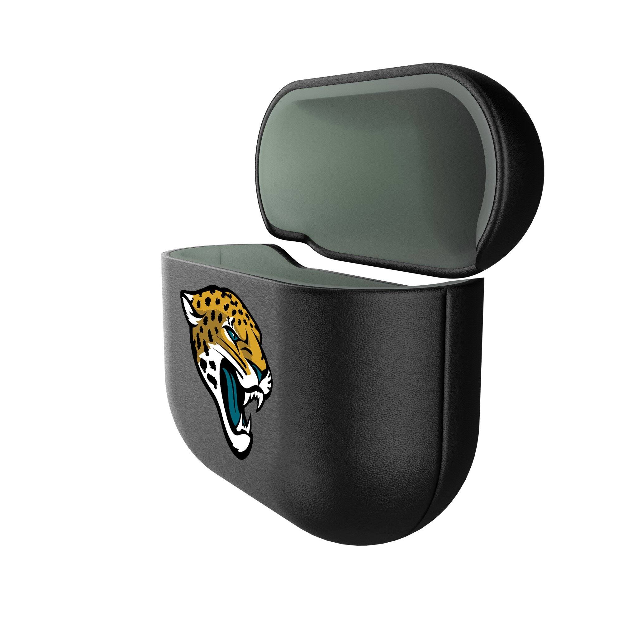Alt View 1. Keyscaper - Jacksonville Jaguars Insignia AirPods 4th Generation Case Cover - No Size - Black.