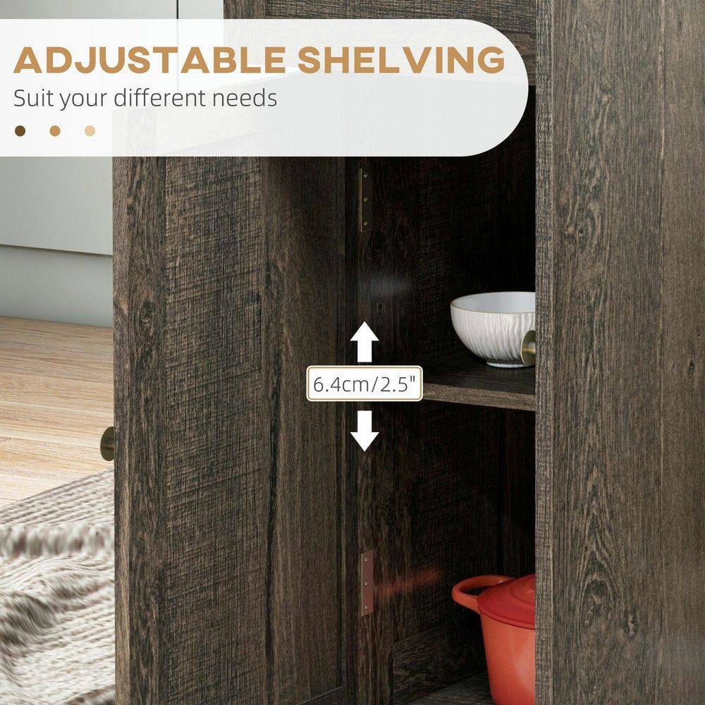 ADJUSTABLE SHELVING  
Suit your different needs  

6.4cm/2.5"