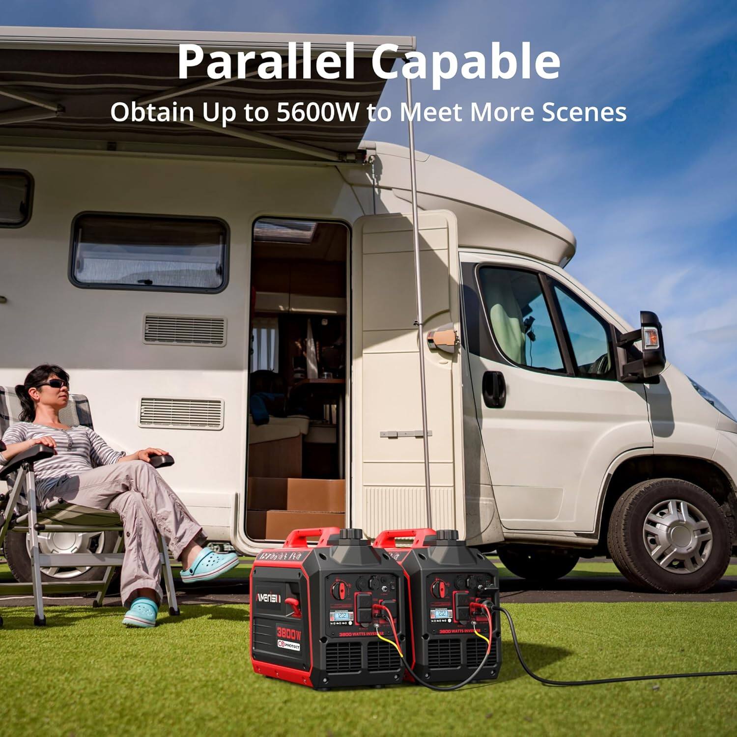 Parallel Capable  
Obtain Up to 5600W to Meet More Scenes