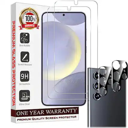CUSTOMER SATISFACTION 100% GUARANTEE
PREMIUM GLASS PROTECTION
- Zero Bubble
- Scratch Resistant
- 9H Hardness
- 99.99% Crystal
- Ultra Clear
ONE YEAR WARRANTY
PREMIUM QUALITY SCREEN PROTECTOR