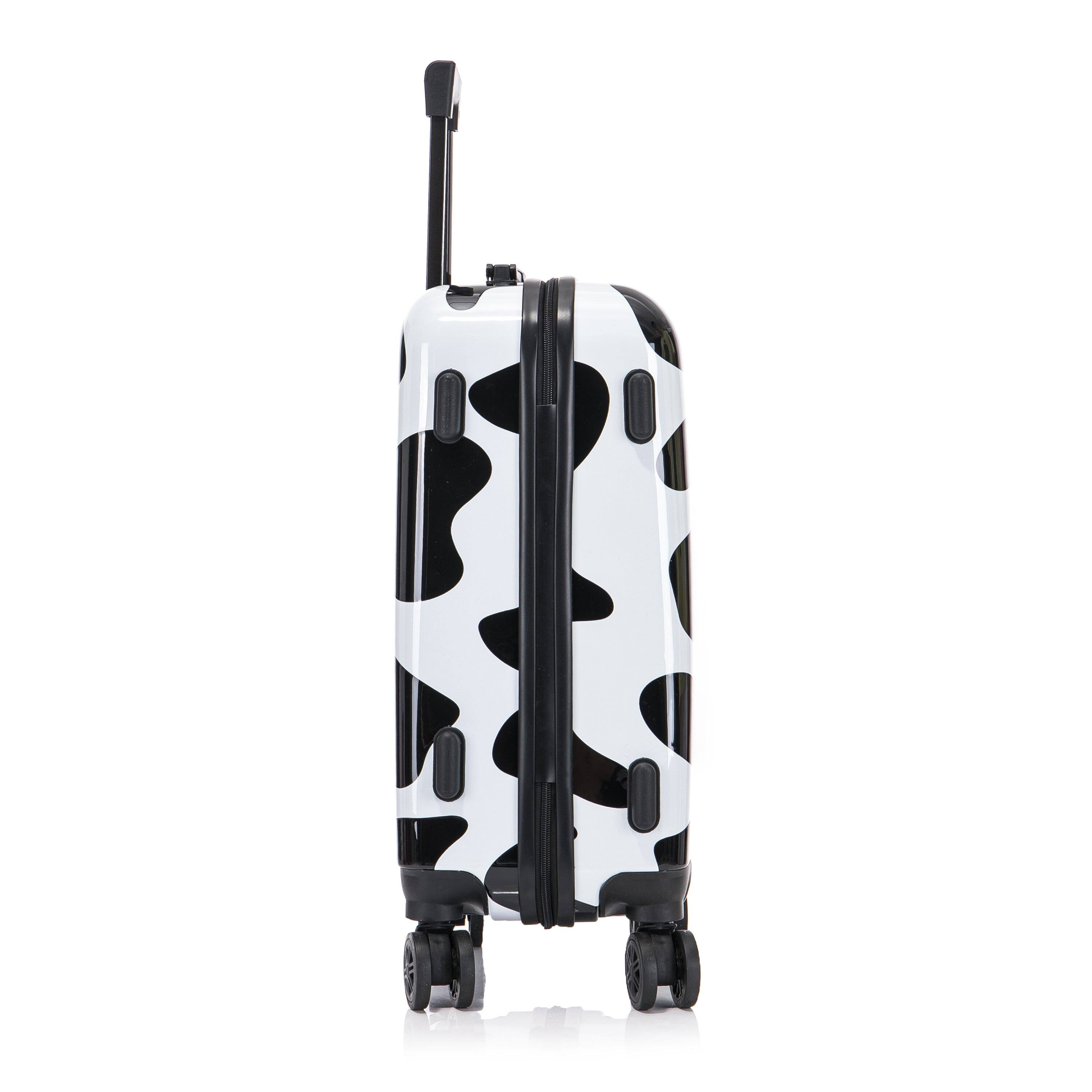 Alt View 3. InUSA - Cow Prints lightweight hardside Spinner Luggage 20" carry-on - COW.