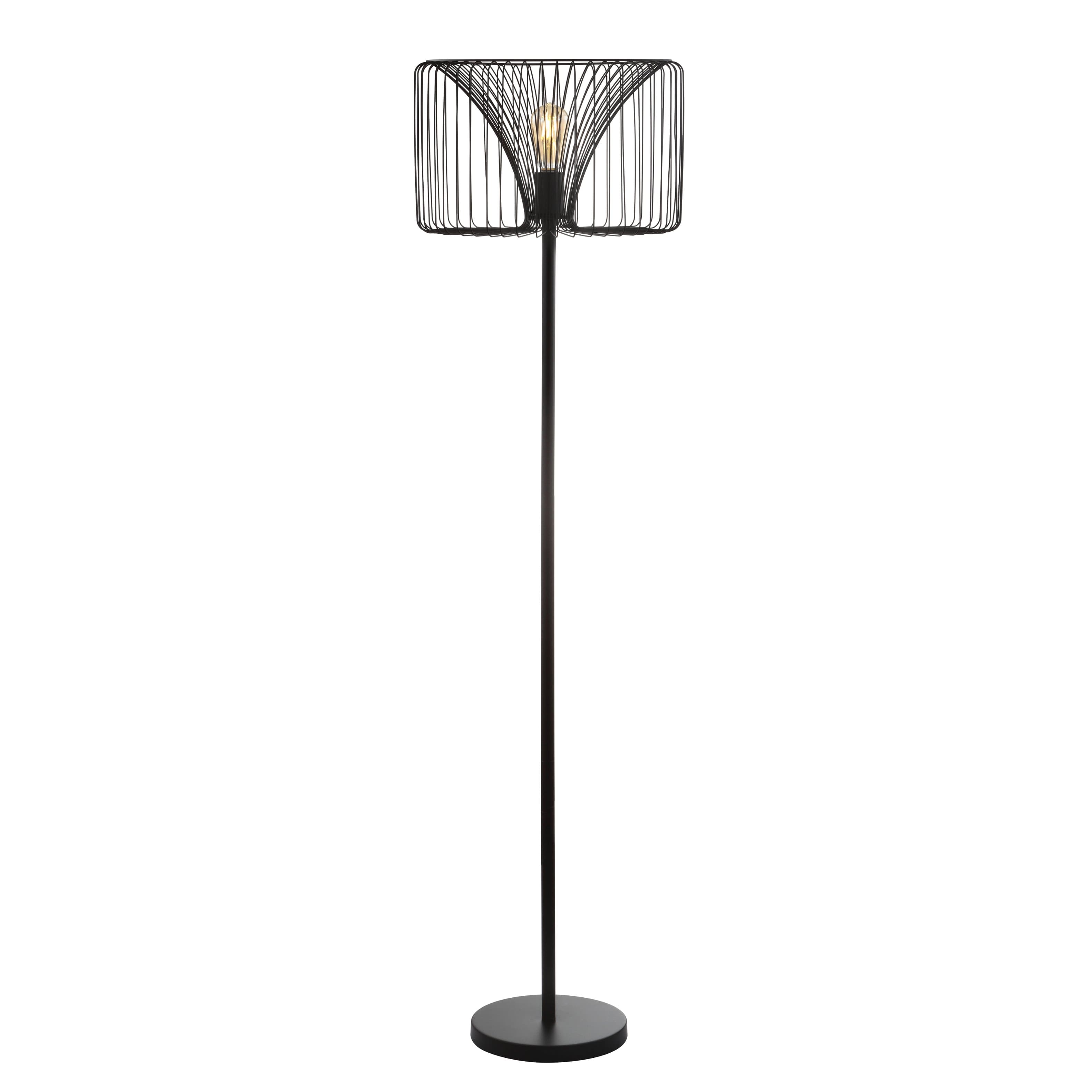 "Jonathan Y - Gridley 61"" Metal LED Floor Lamp - Black" price history on PriceWatchPro