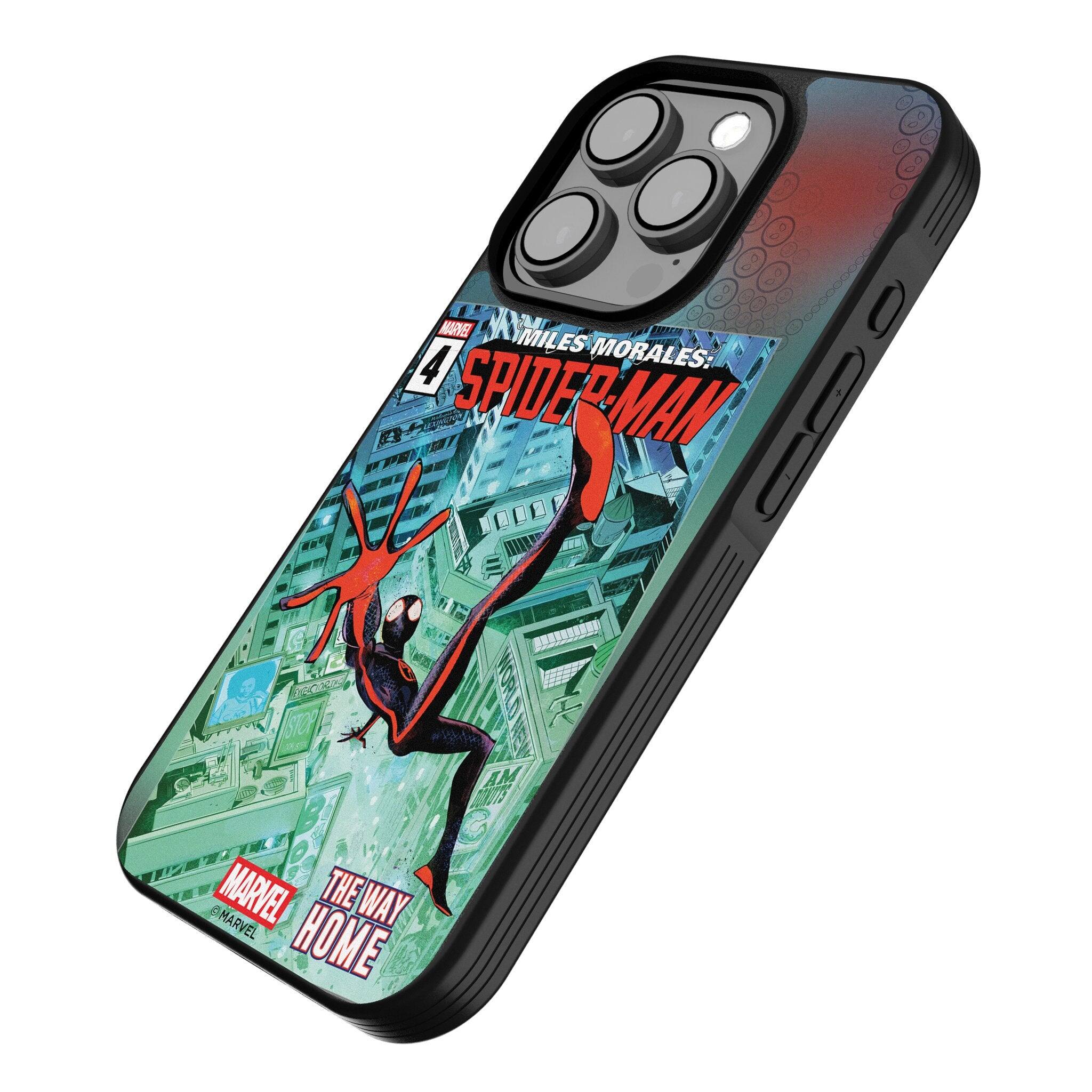 Sure, here is the corrected and grouped text from the image:

- "MILES MORALES: SPIDER-MAN"
- "THE WAY HOME"
- "MARVEL"