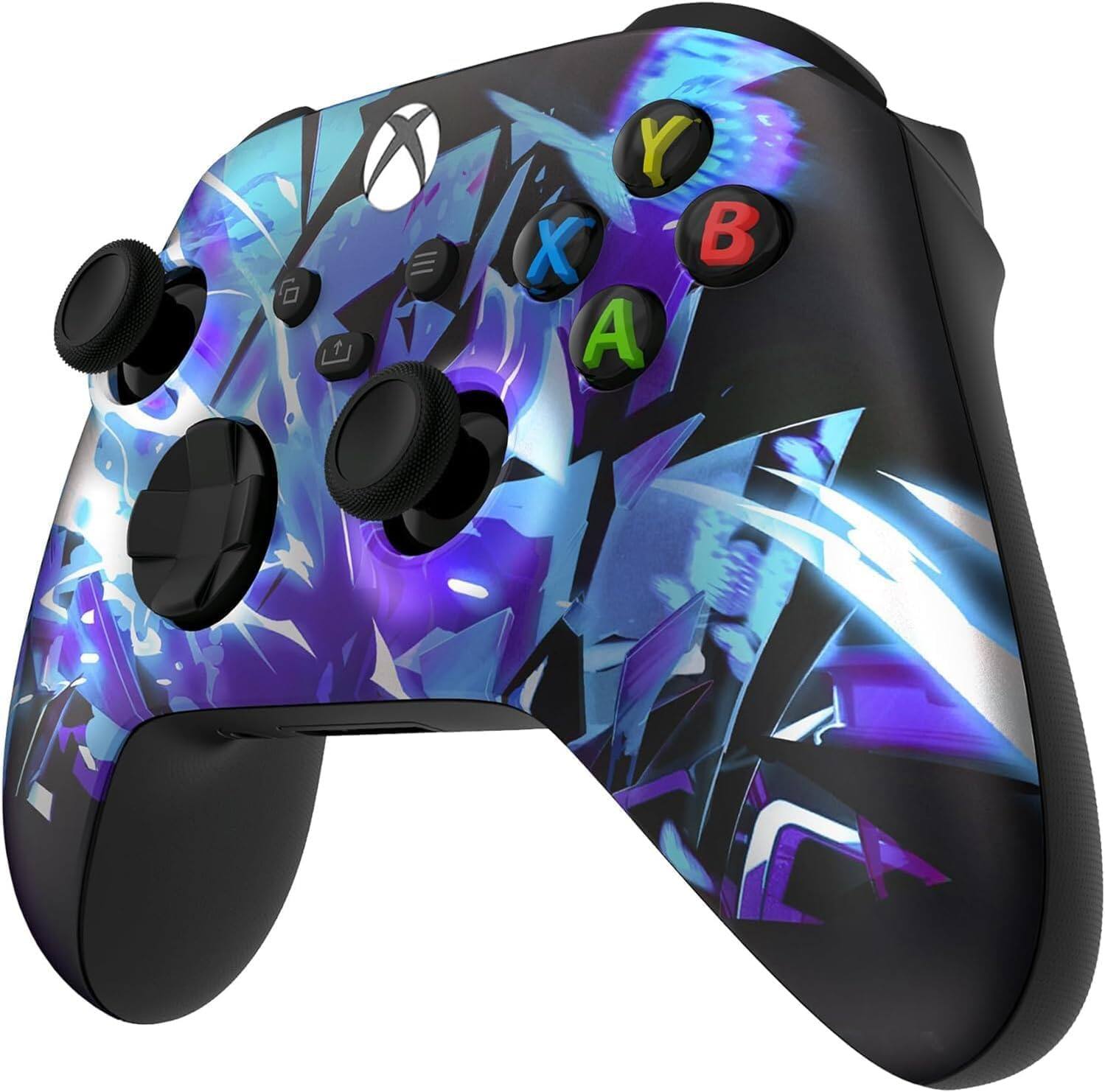 Angle. Custom Controllerzz - Custom Wireless Controller for Xbox Series X|S, Xbox One, & PC - Graffiti.