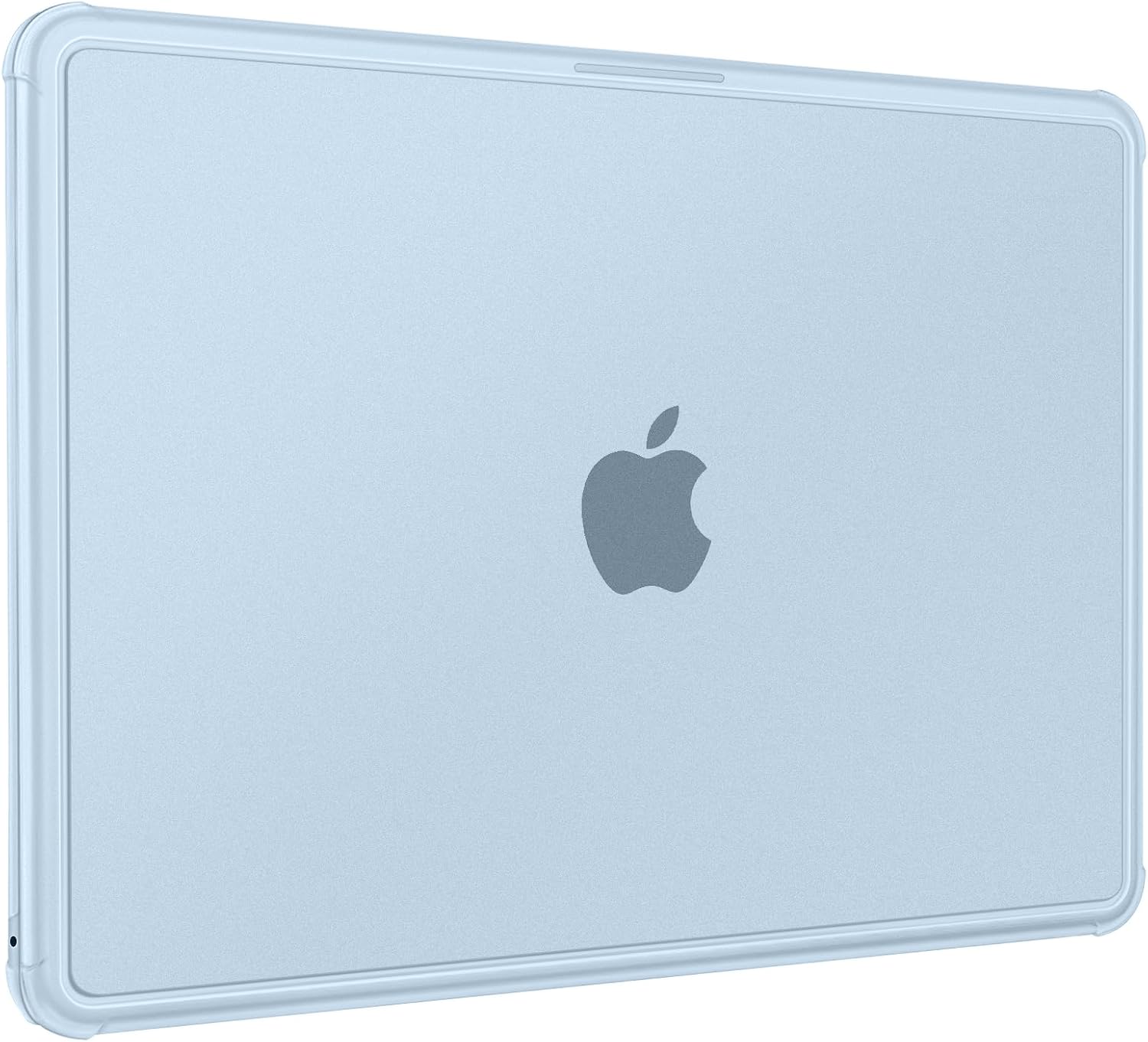 Front. mosiso - For MacBook Air 13 inch Case M5 M4 M3 M2 2026-2022 A3449 A3240 A3113 A2681, Scratch-Resistant Hard Shell Cover - Sky Blue.