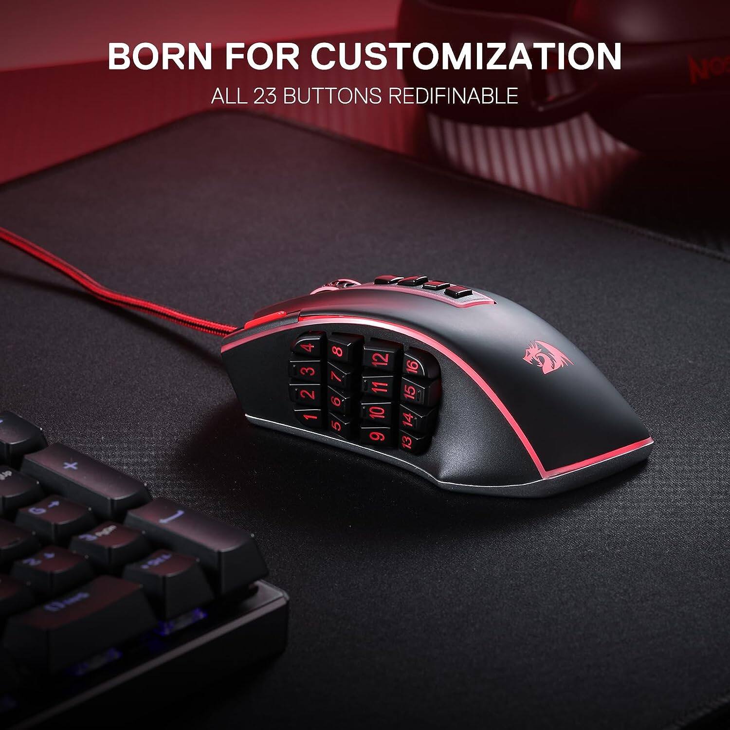 BORN FOR CUSTOMIZATION  
ALL 23 BUTTONS REDFINABLE