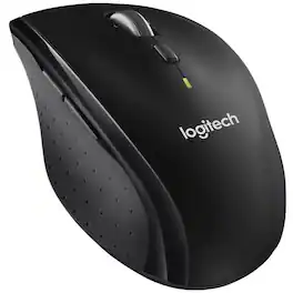 Logitech - Productivity Plus Wireless Mouse - Optical - Wireless - Radio Frequency - 2.40 GHz - USB - 1000 dpi - Wireless - Black