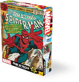 PopMarket - Marvel Comics The Amazing Spider-Man #186 contains 300pc 18x12 in 3D Lenticular Puzzle - COLLECTIBLES - Multicolor