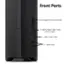 Front Ports:

1. Card Reader: Secure Digital (SD)
2. USB 3.2 Type C Gen 1 port (up to 5 Gbps)
3. USB 3.2 Gen 1 Port
4. Audio Ports