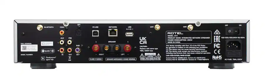Rotel S14 Integrated Amplified Streamer Black S14 Black - Best Buy