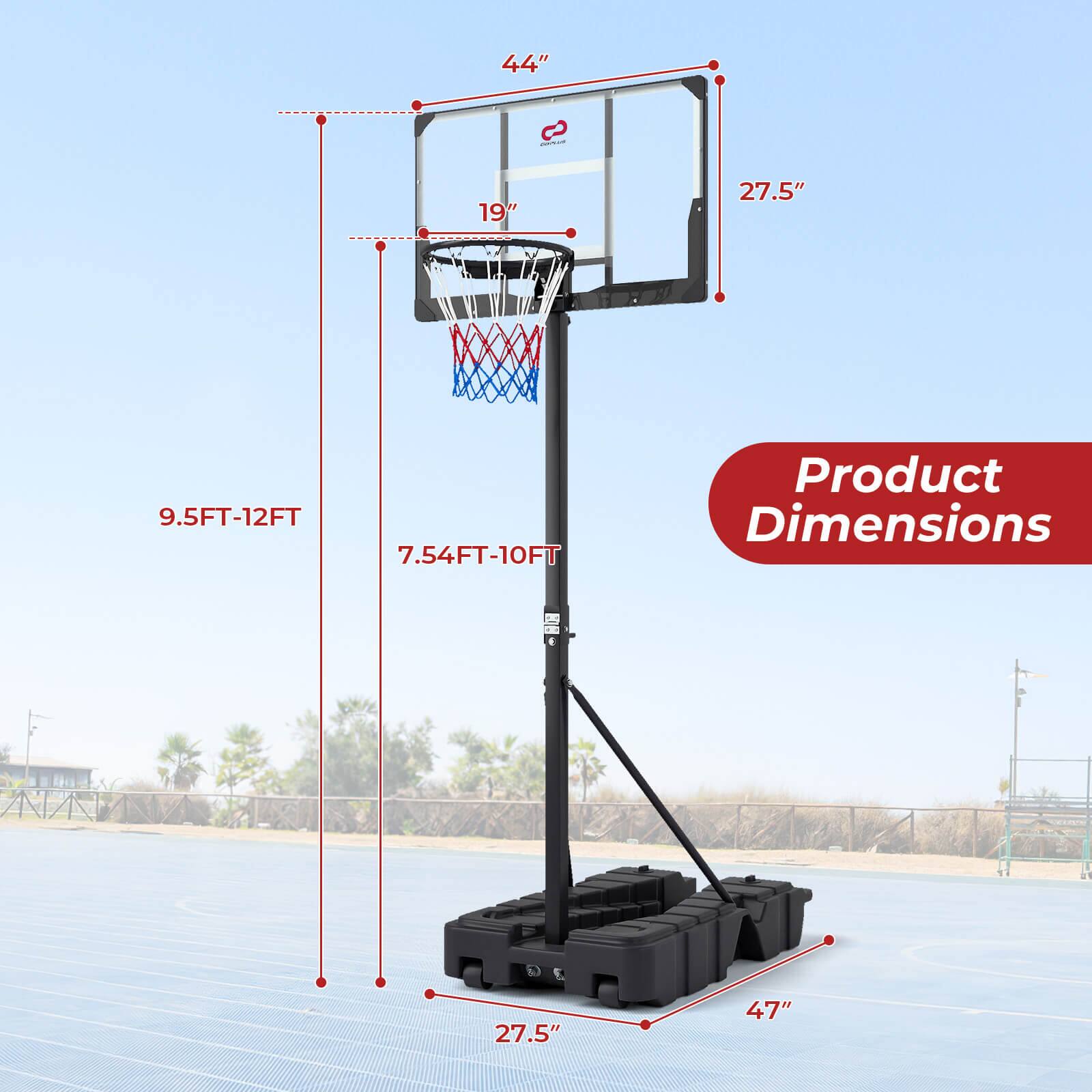 44" G  
19"  
27.5"  
9.5FT-12FT  
7.54FT-10FT  
Product Dimensions  
27.5"  
47"
