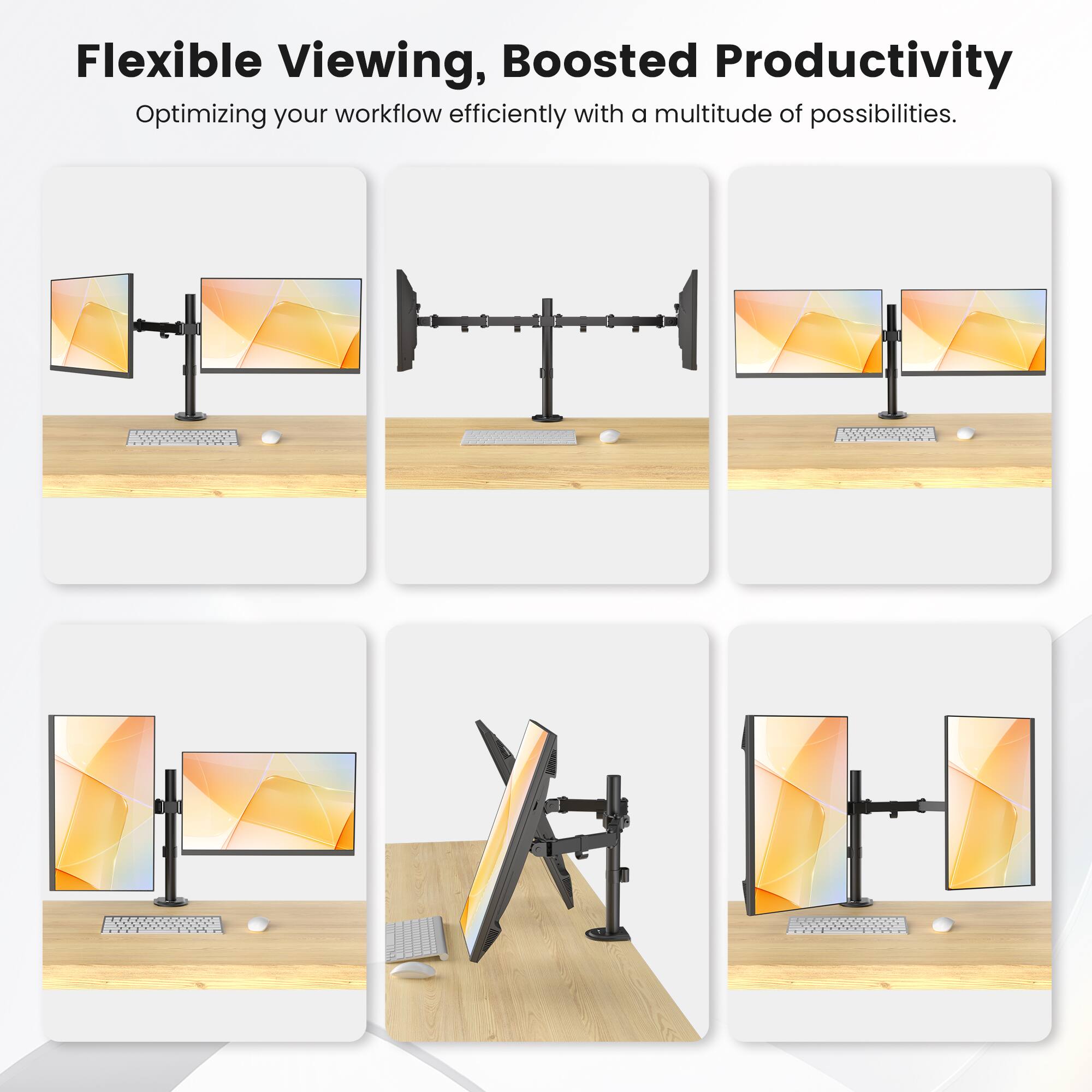 Flexible Viewing, Boosted Productivity: Optimizing your workflow efficiently with a multitude of possibilities.