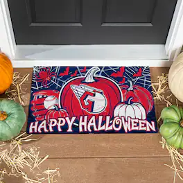 Evergreen Enterprises - Cleveland Guardians 28" x 16" Happy Halloween Turf Door Mat - Multicolor