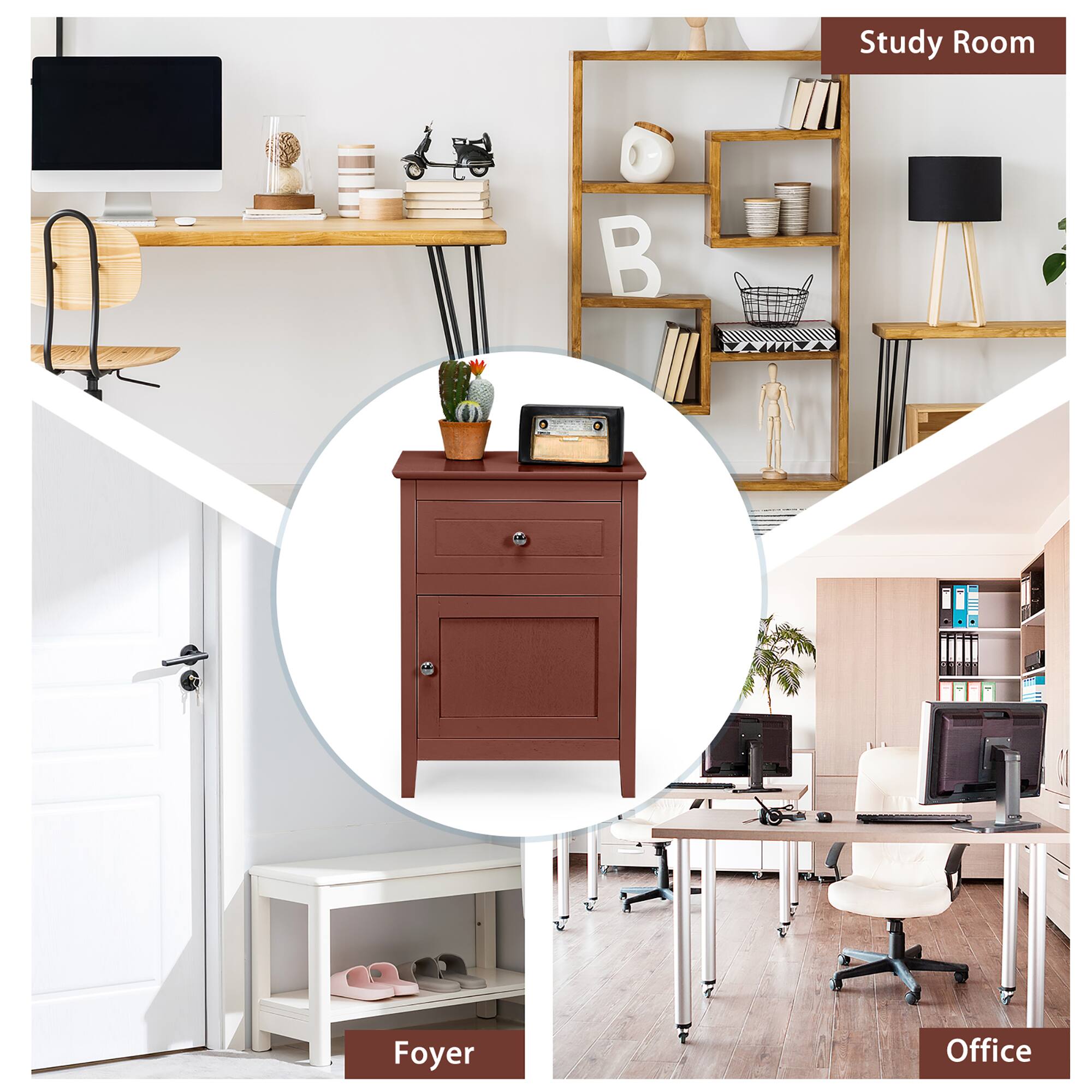 Study Room, Foyer, Office