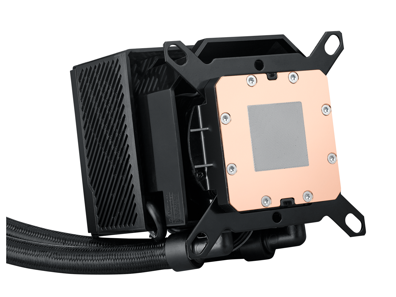 Alt View 4. ASUS - ASUS ROG Ryujin III 240 AIO Liquid Cooler, 240mm Rad, Asetek 8th Gen, 2x Noctua Fans, 3.5" LCD - color LCD.