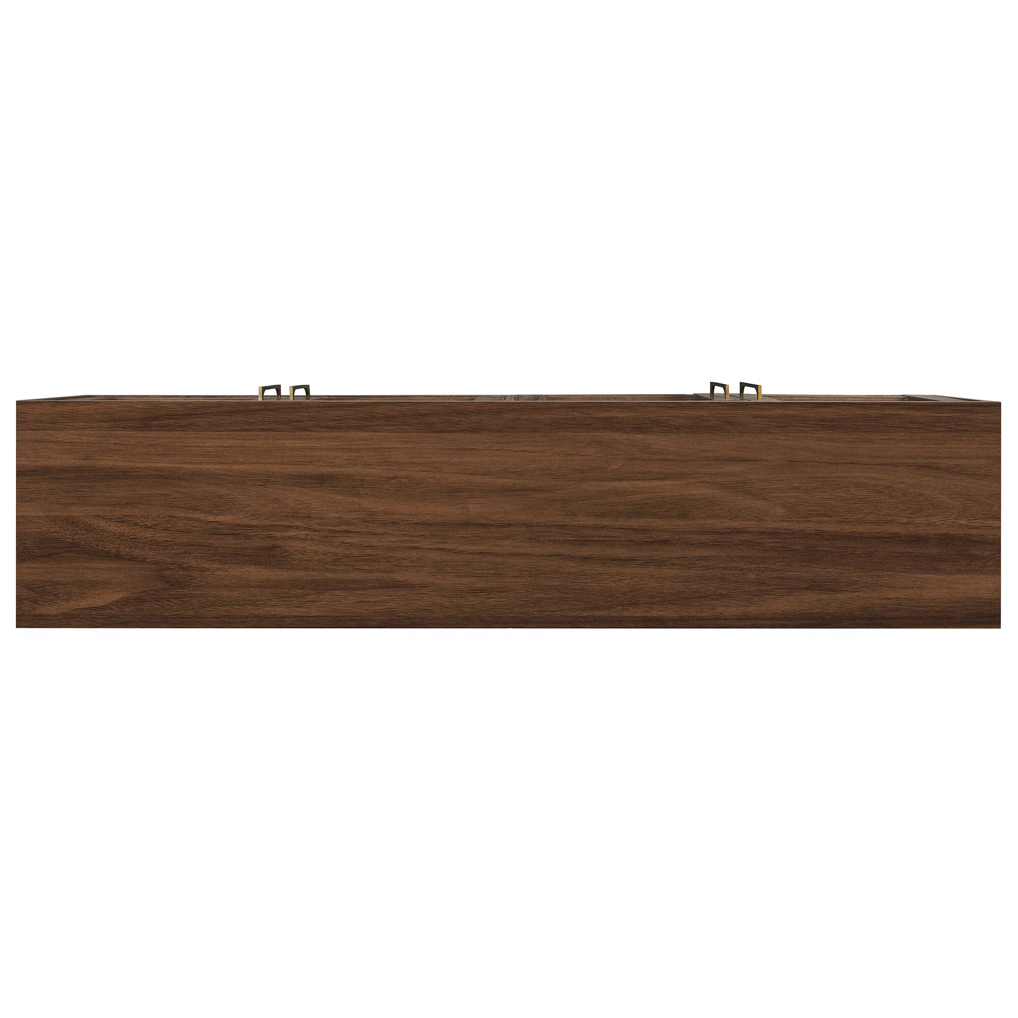 Alt View 23. Hudson&Canal - Chabot TV Stand for Most TVs up to 75" - Walnut.