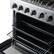 Alt View 5. Forno Appliances - 30 in. Wide 4 Burner Marco 4.32 Cu. Ft. Freestanding Dual Fuel Convection Range with Dual Ring Burner - Silver.
