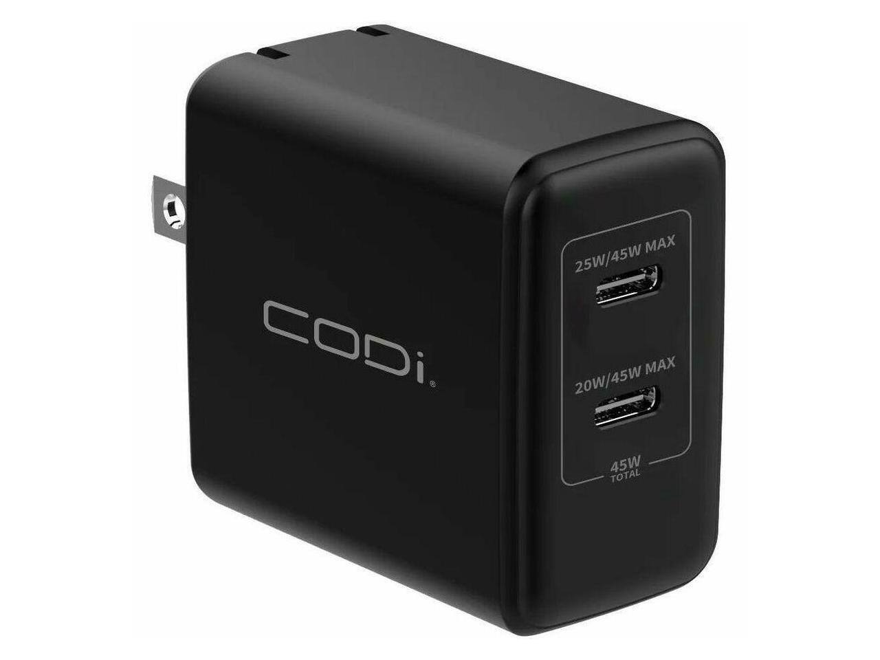 CODi  
25W/45W MAX  
20W/45W MAX  
45W TOTAL