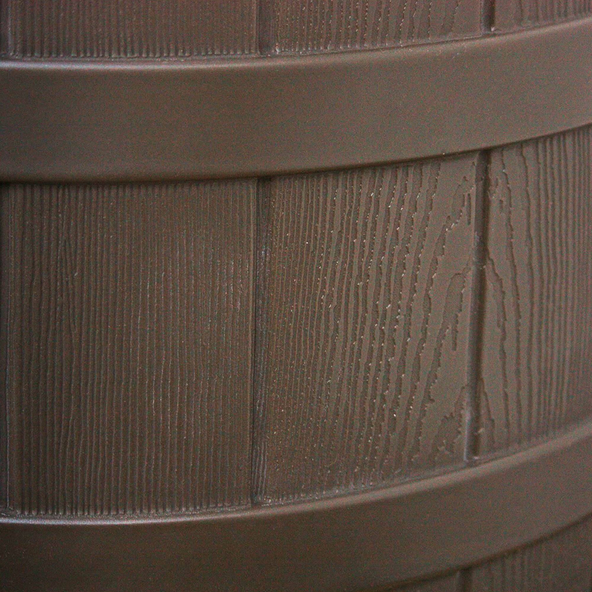 Alt View 7. Good Ideas - Good Ideas RW50 Rain Wizard 50 Gallon Plastic Rain Barrel Water Collector, Oak - Oak.