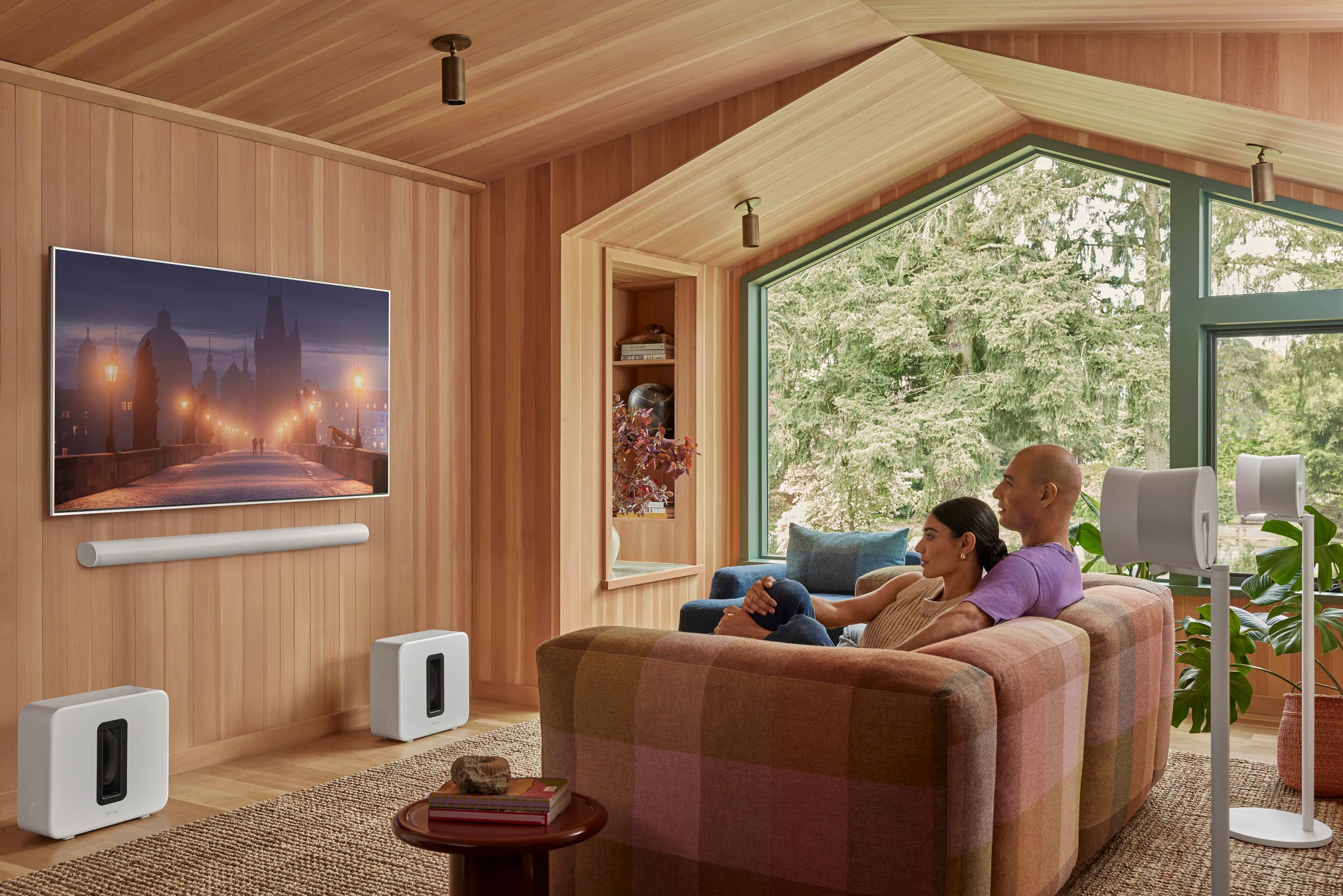 Alt View 18. Sonos - Arc Ultra 9.1.4 Channel Smart Soundbar with Dolby Atmos - Black.