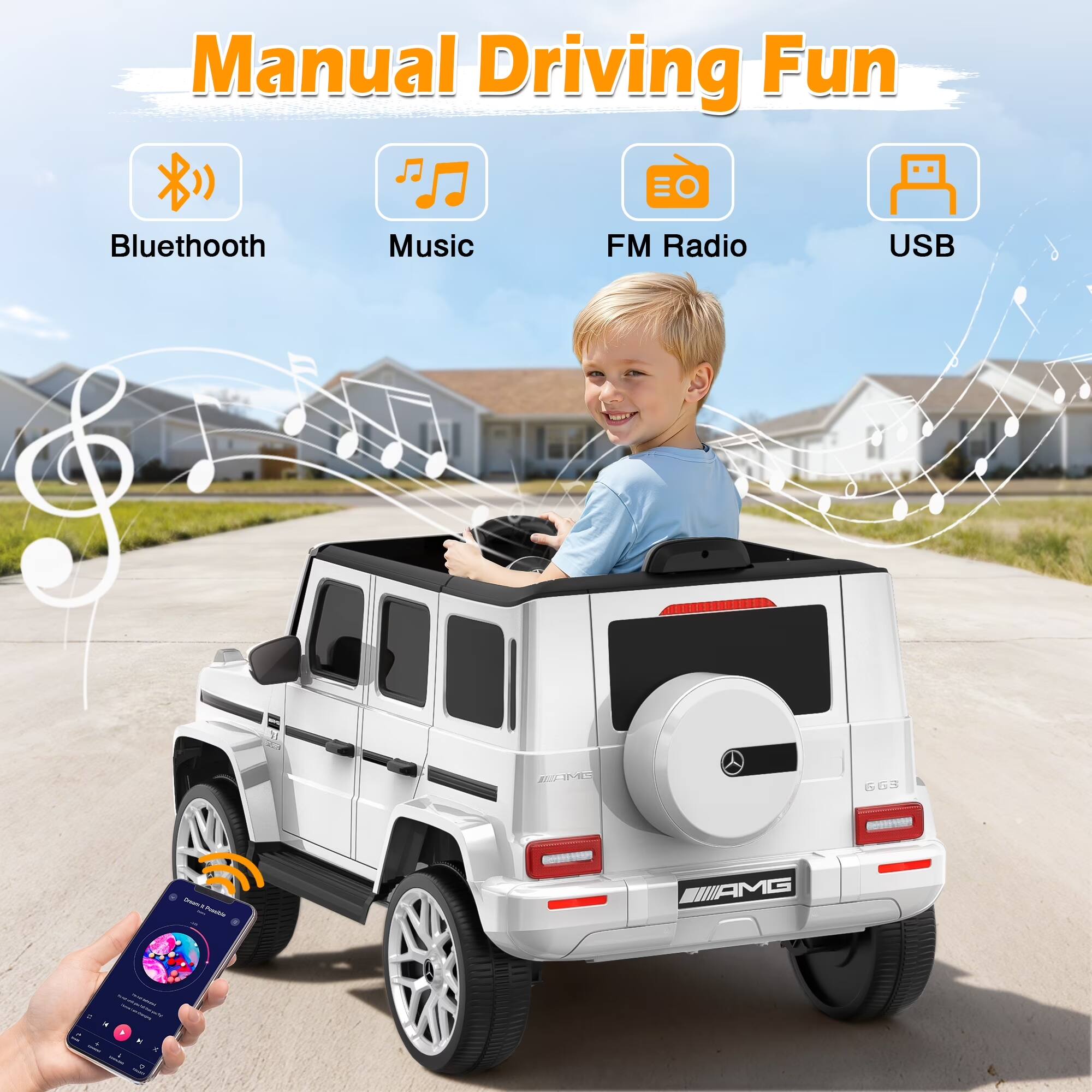 Manual Driving Fun

Bluetooth
Music
FM Radio
USB
AMS
663
Dream - Postkle
WAMG
" A FL V. 1