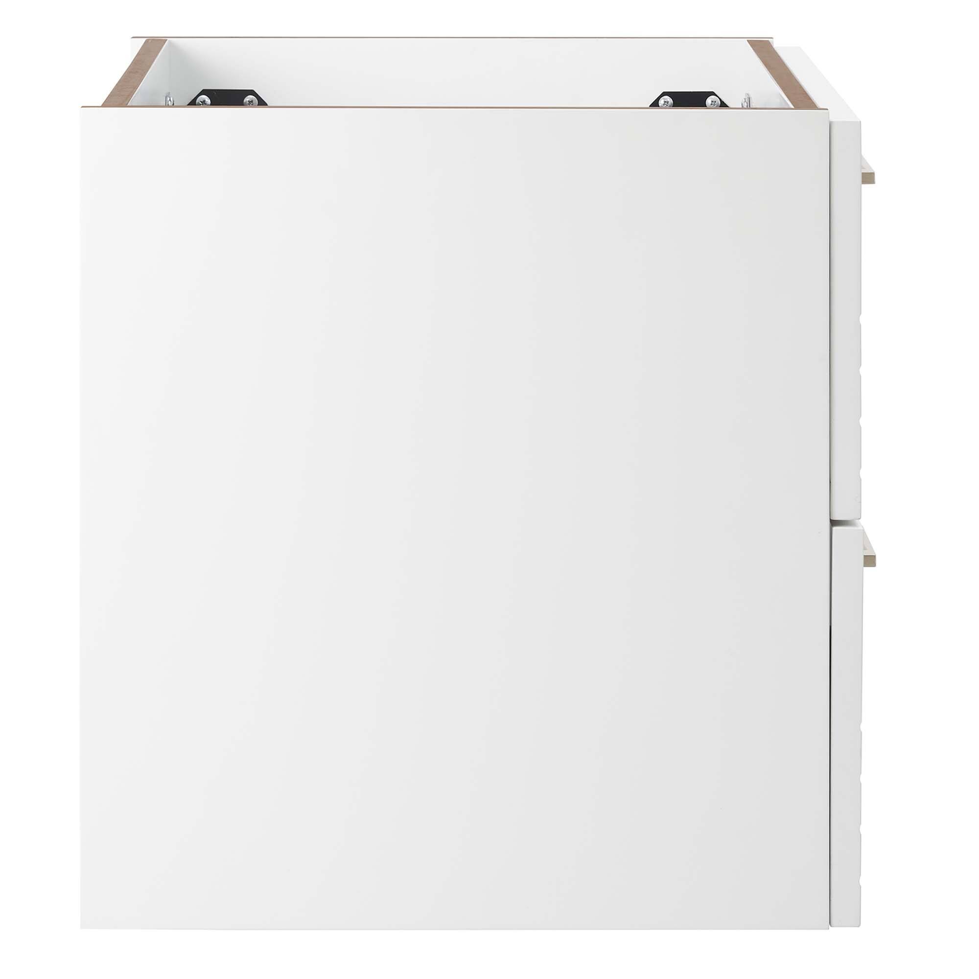 Alt View 1. Modway - Daybreak Wall-Mount Bathroom Cabinet Basin Not Included - White.