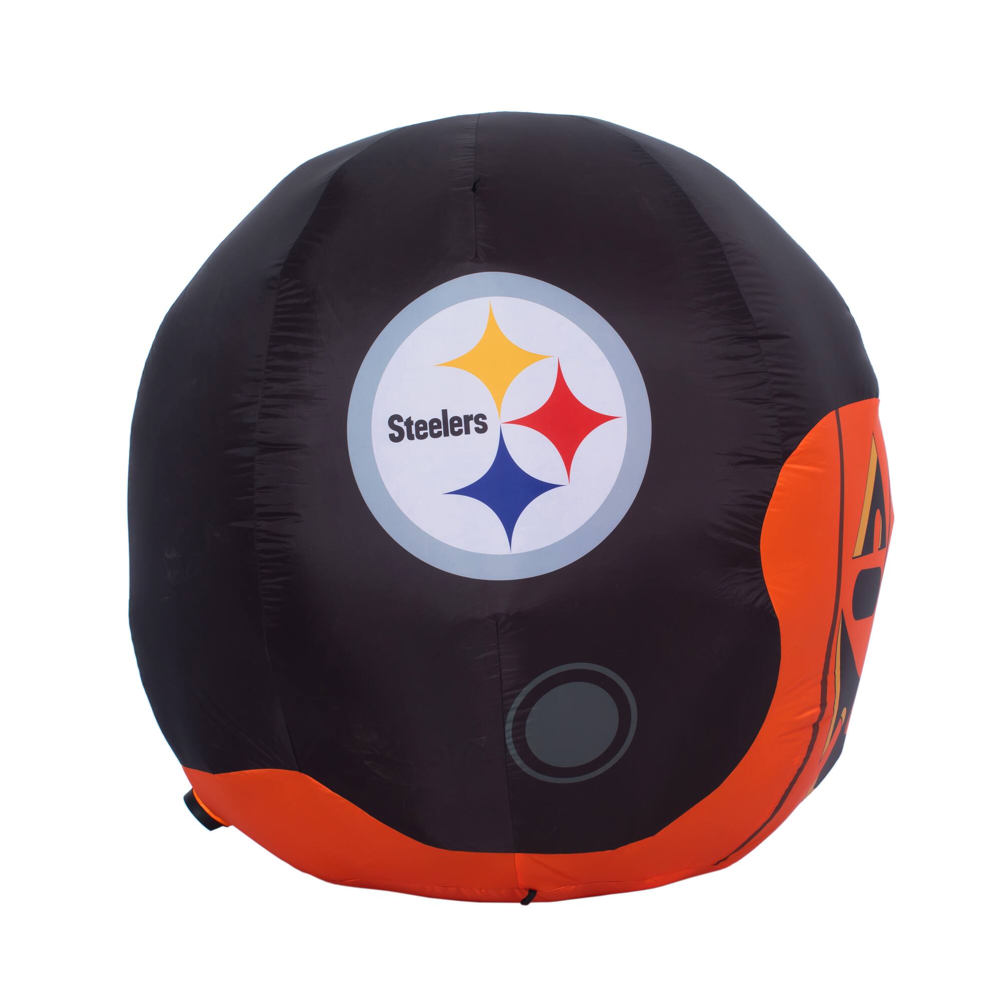 Alt View 2. Sporticulture - Pittsburgh Steelers 4' Inflatable Jack-O'-Helmet - Multicolor.