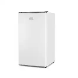 Black+Decker - 3.2 cu. ft. Freestanding Mini Fridge with Freezer - White