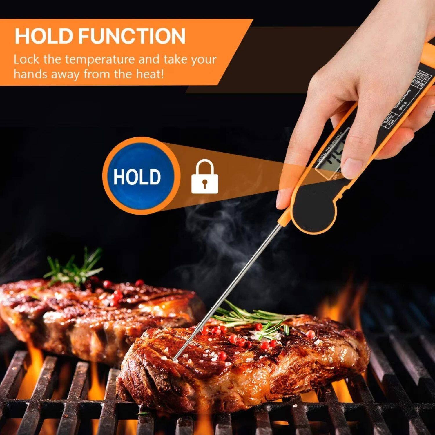 HOLD FUNCTION  
Lock the temperature and take your hands away from the heat!  

HOLD