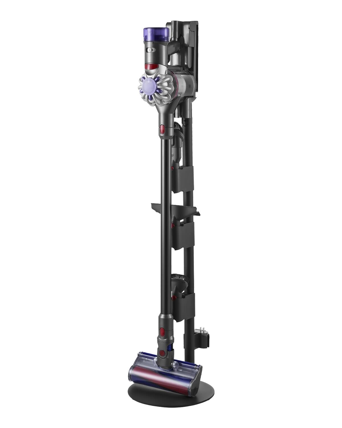 VEVOR - Vacuum Stand for Dyson Multi-Models Stable Storage Bracket Holder with 4 Pads - Gray