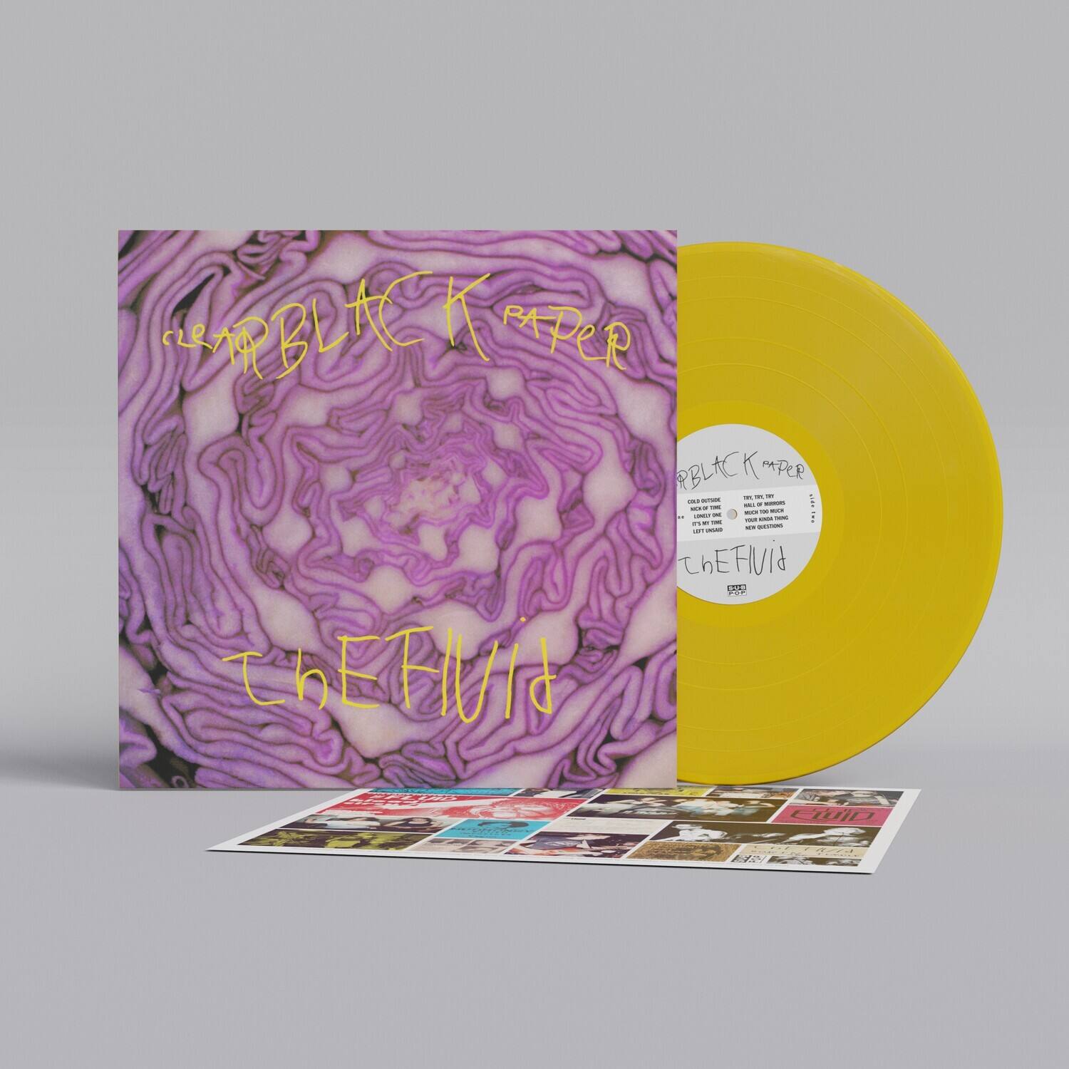 The Fluid Clear Black Paper Yellow VINYL LP - Best Buy