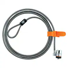 Front. Kensington - MicroSaver Keyed Laptop Lock Patented T-Bar Carbon Steel 6ft Cable Universal Security Slot Compatibility K64068F.
