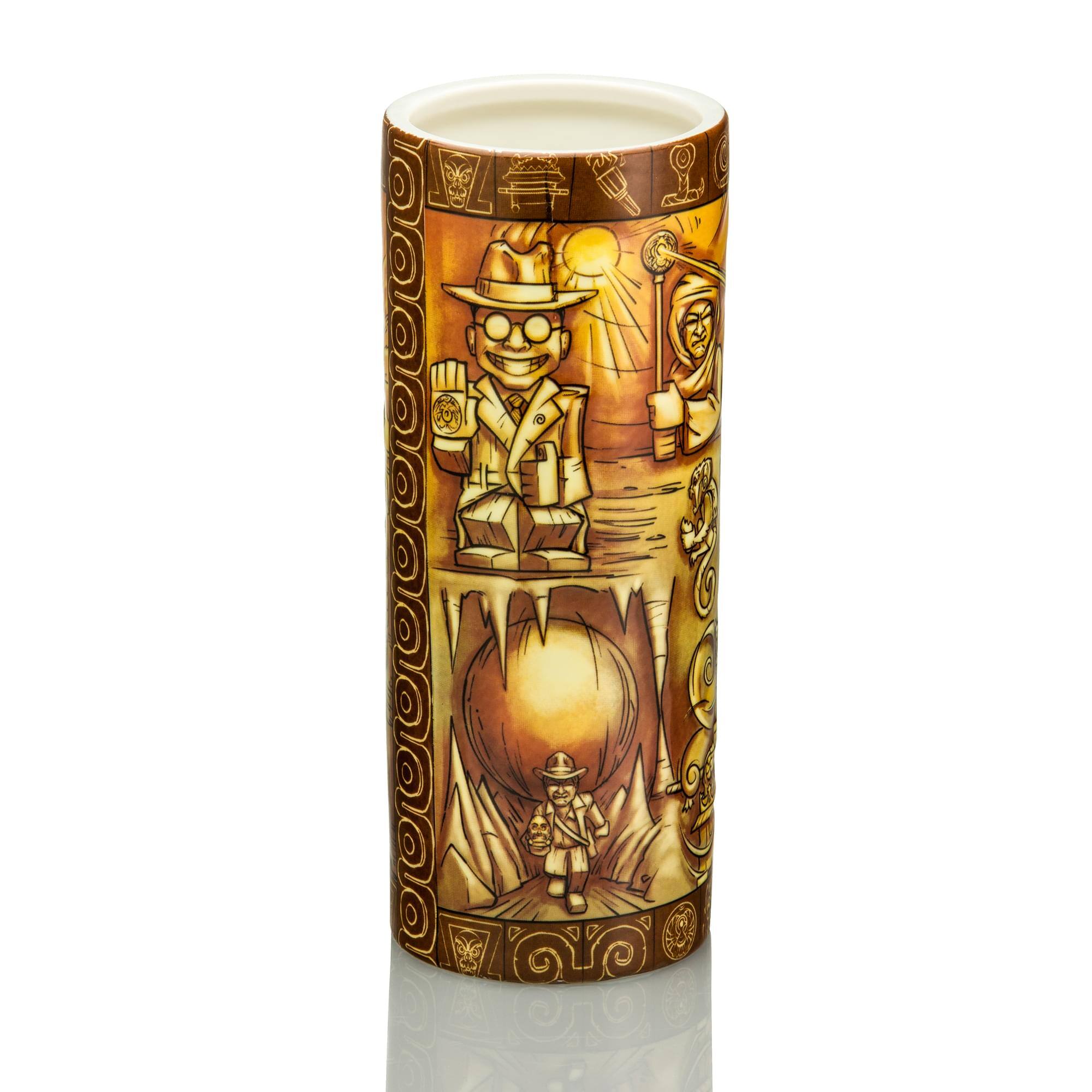 Alt View 1. ThinkGeek - Geeki Tikis Indiana Jones and the Raiders Of The Lost Ark Scenic Mug | 24 Ounces - Brown.