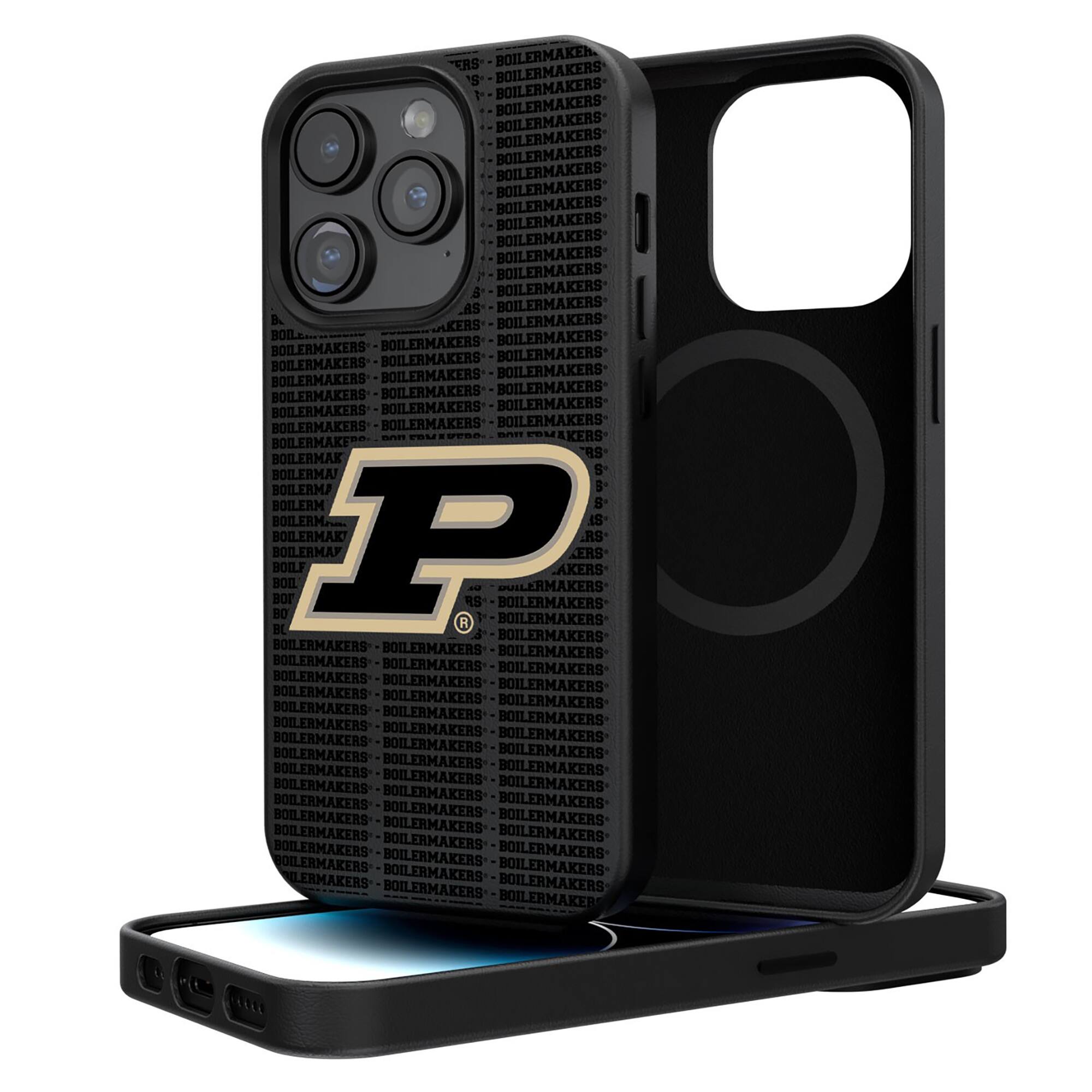 Keyscaper - NCAA - Purdue Boilermakers Primary Logo iPhone Magnetic Bump Case - 15 Pro Max - Black price history on PriceWatchPro