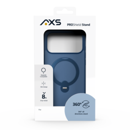AXS - Biogenic - PROShield MagSafe Case with Kickstand for Apple iPhone 17 Pro - Blue