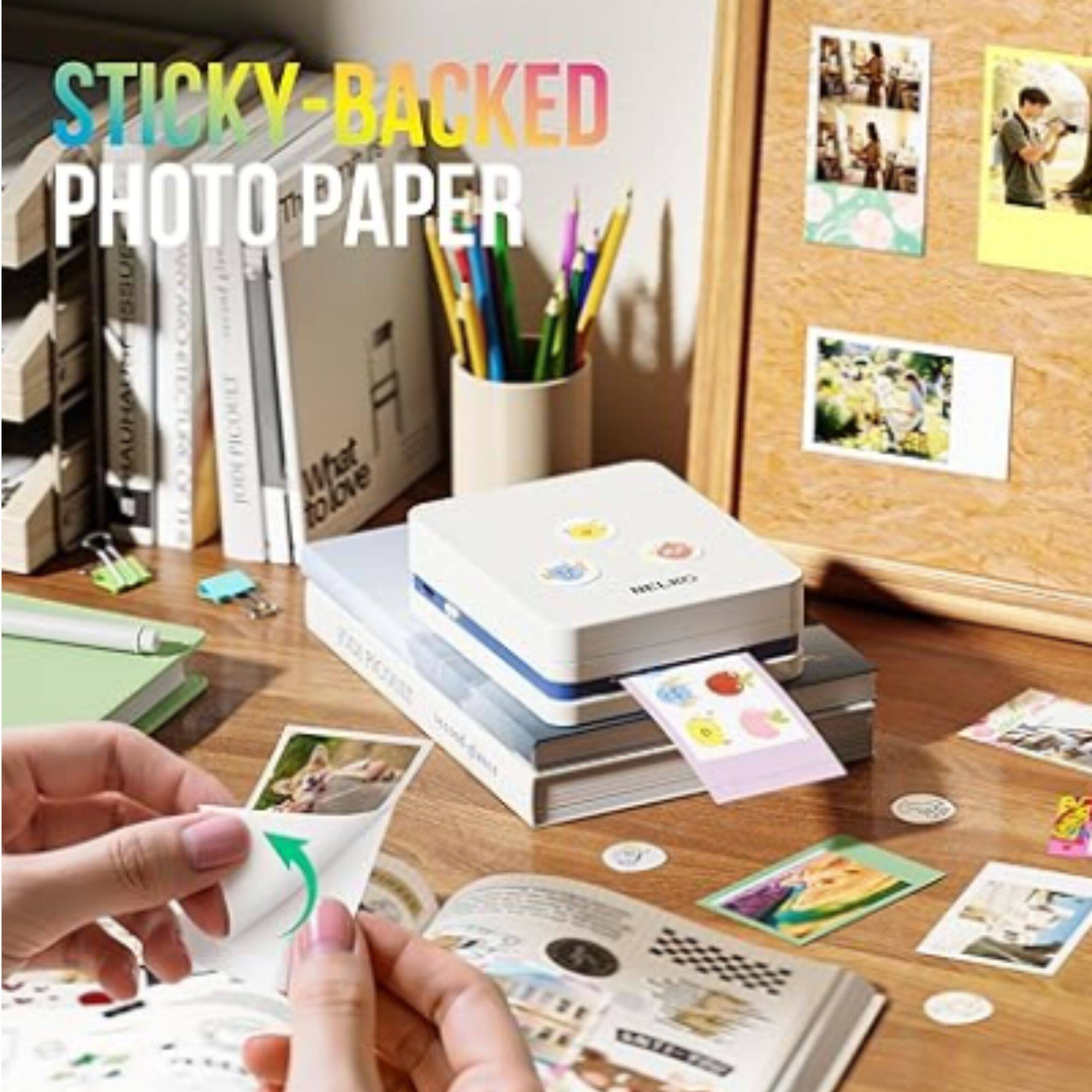 STICKY-BACKED PHOTO PAPER