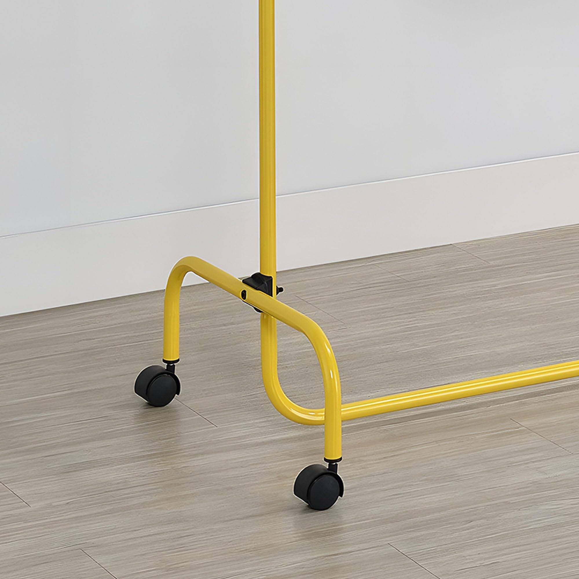 Alt View 2. Kings Brand Furniture - Kings Brand Furniture Standard Rod Clothing Garment Rack, Rolling Clothes Organizer on Wheels for Hanging Clothes - Yellow.