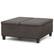 Angle. Simpli Home - Ellis Coffee Table Storage Ottoman - Distressed Brown.