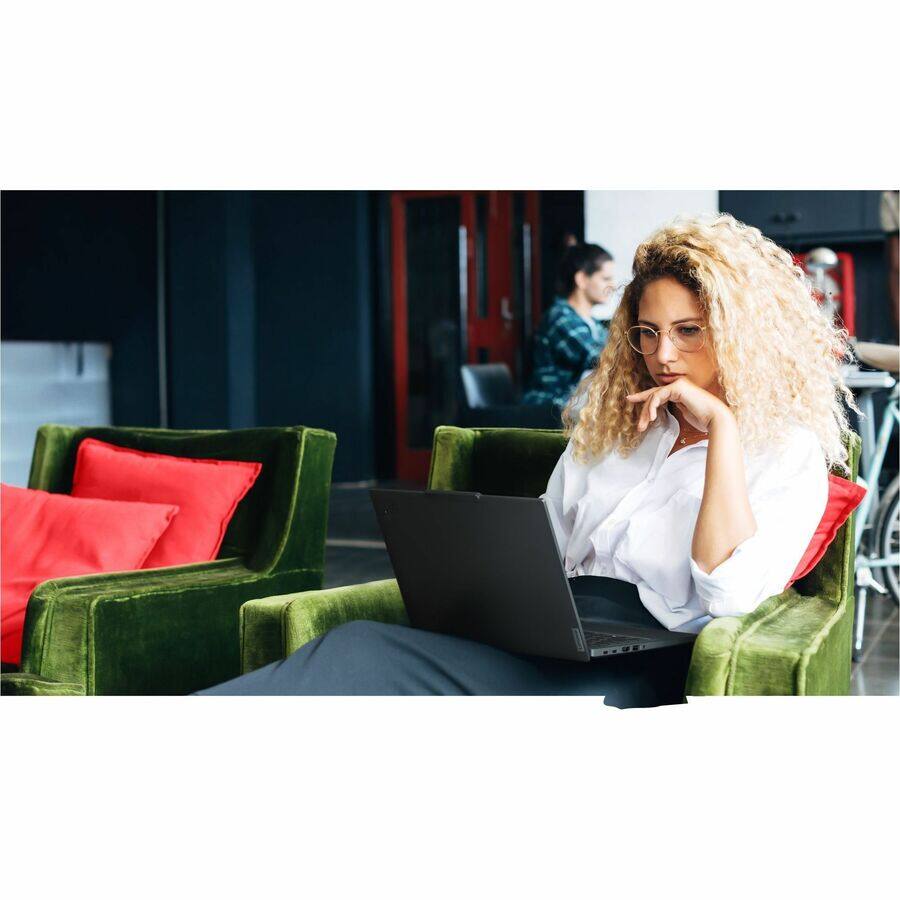 Alt View 1. Lenovo - Lenovo ThinkPad T14 Gen 5 21ML0089US 14" Notebook - Intel Core Ultra 7 155U - 16 GB - 512 GB SSD - Windows 11 Pro - Gray.