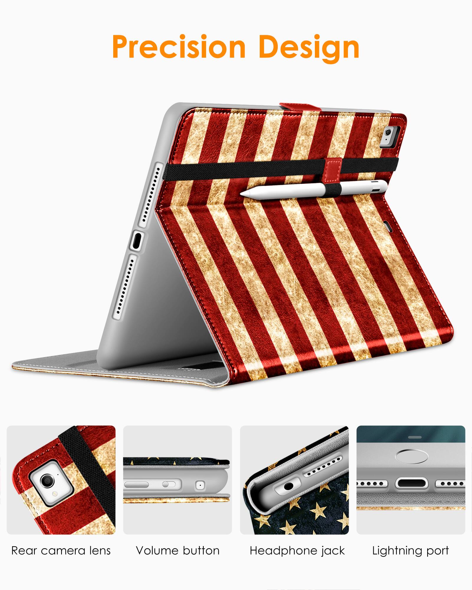 Precision Design
Rear camera lens
Volume button
Headphone jack
Lightning port