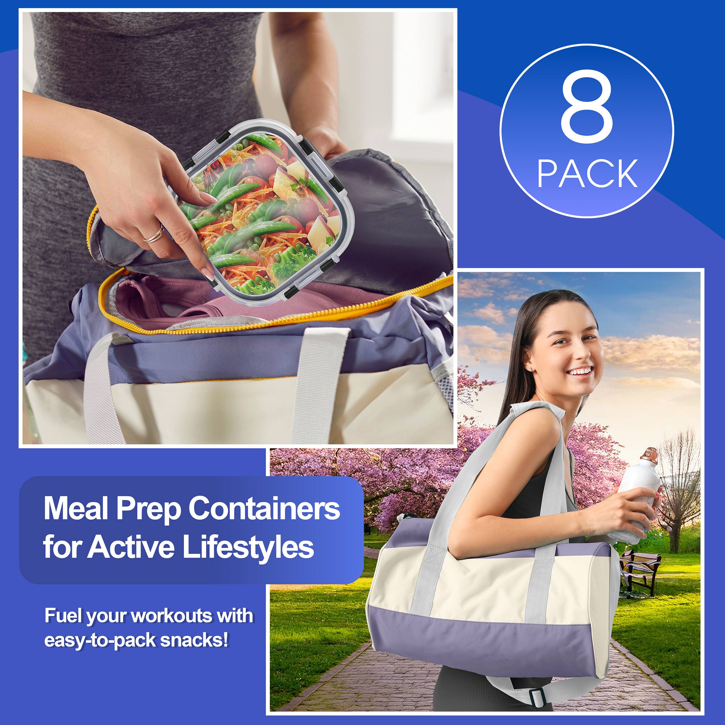 8 PACK

Meal Prep Containers for Active Lifestyles

Fuel your workouts with easy-to-pack snacks!