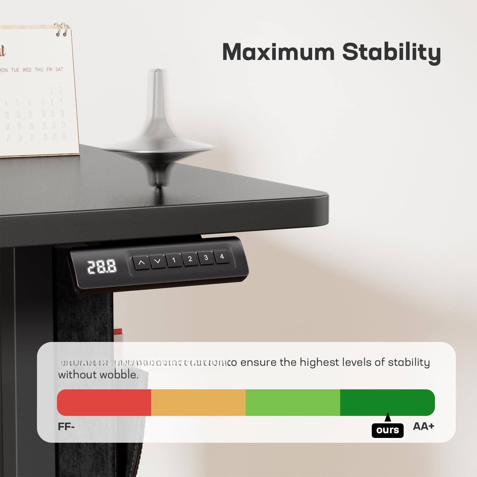 Maximum Stability

Ensure the highest levels of stability without wobble.

FF-- ours AA+