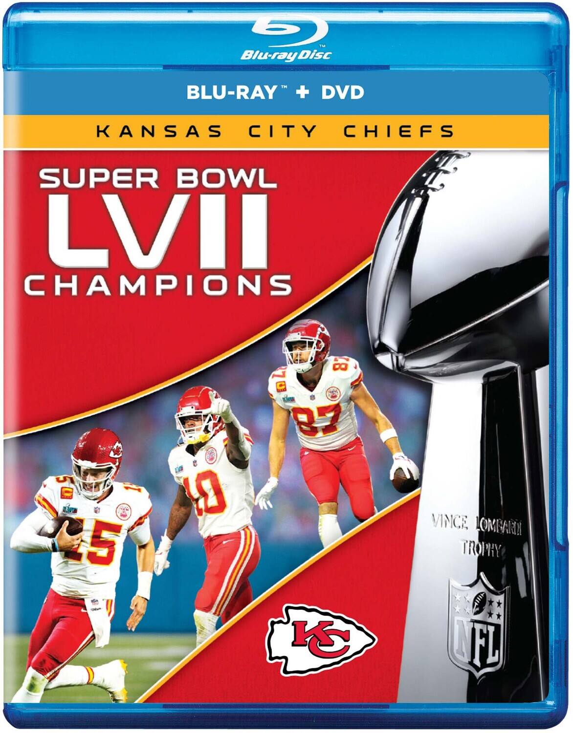 Alt View 1. NFL Super Bowl LVII Champions: Kansas City Chiefs   - BLU-RAY.