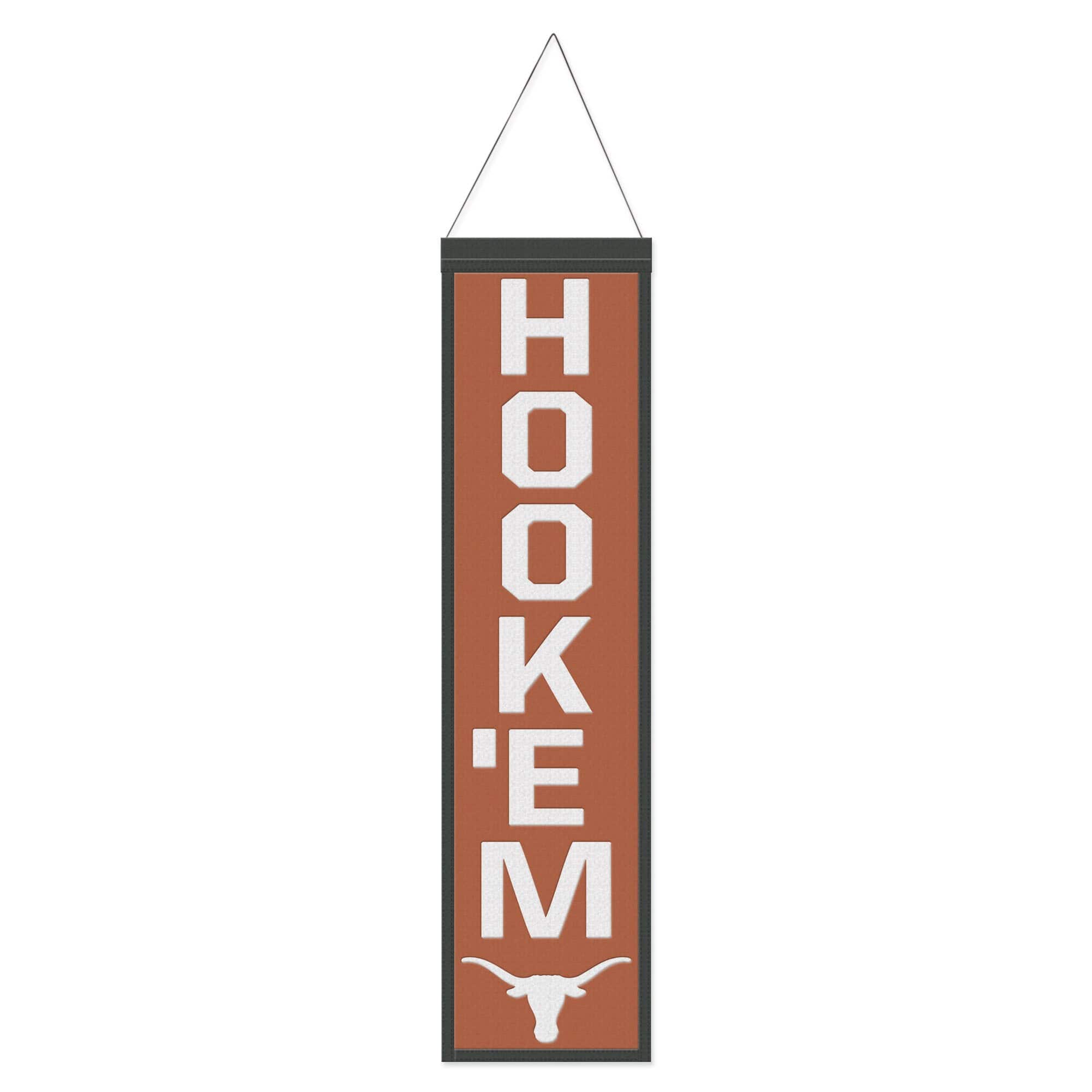 WinCraft - Texas Longhorns 8" x 32" Slogan Wool Banner - Multicolor