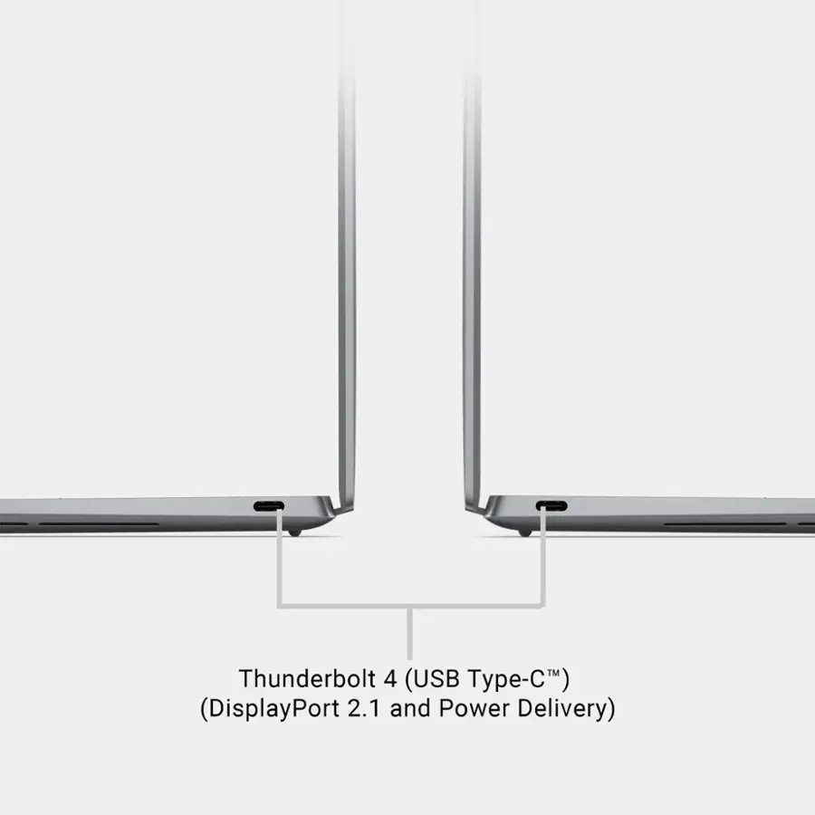 Thunderbolt 4 (USB-C) (DisplayPort 2.1 and Power Delivery)