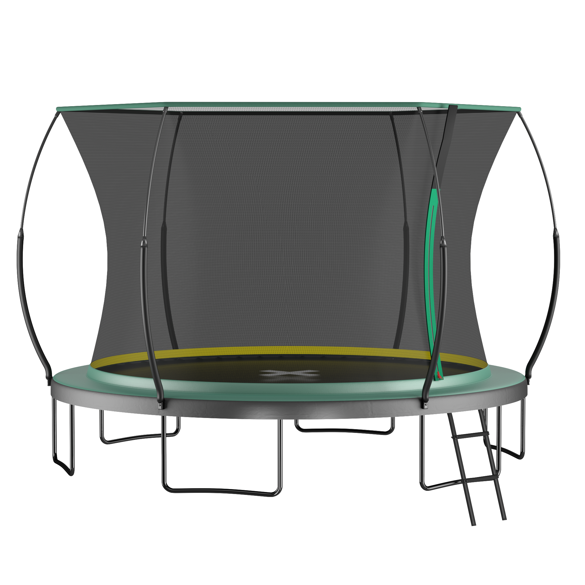Alt View 6. LOVMOR - Lovmor 14 FT Trampoline with No Gap Enclosure Recreational Trampoline for Adults.
