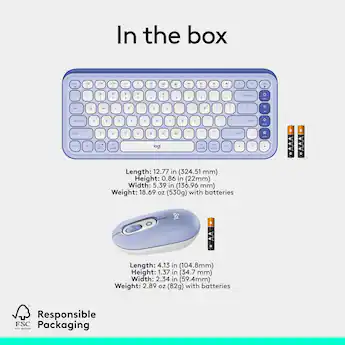 Combo Teclado e Mouse sem fio Logitech POP Icon Branco, Teclas e Botões Combo Teclado e Mouse sem fio Logitech POP Icon Branco, Teclas e Botões
