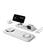 Alt View 1. Anker - Wireless Charging Station (Qi 2.0, 15W, 3-in-1 - White.