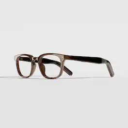 VONDER - OSLO AI Smart Glasses that Translate, Call & Remember, 16h+ Battery, Premium Audio, Privacy-First, Clear Lenses - Whiskey